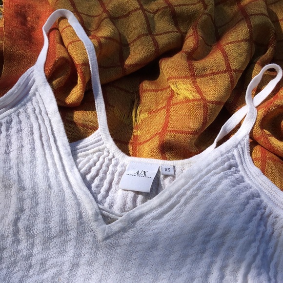 White Armani Exchange tank🥵 - Picture 2 of 4